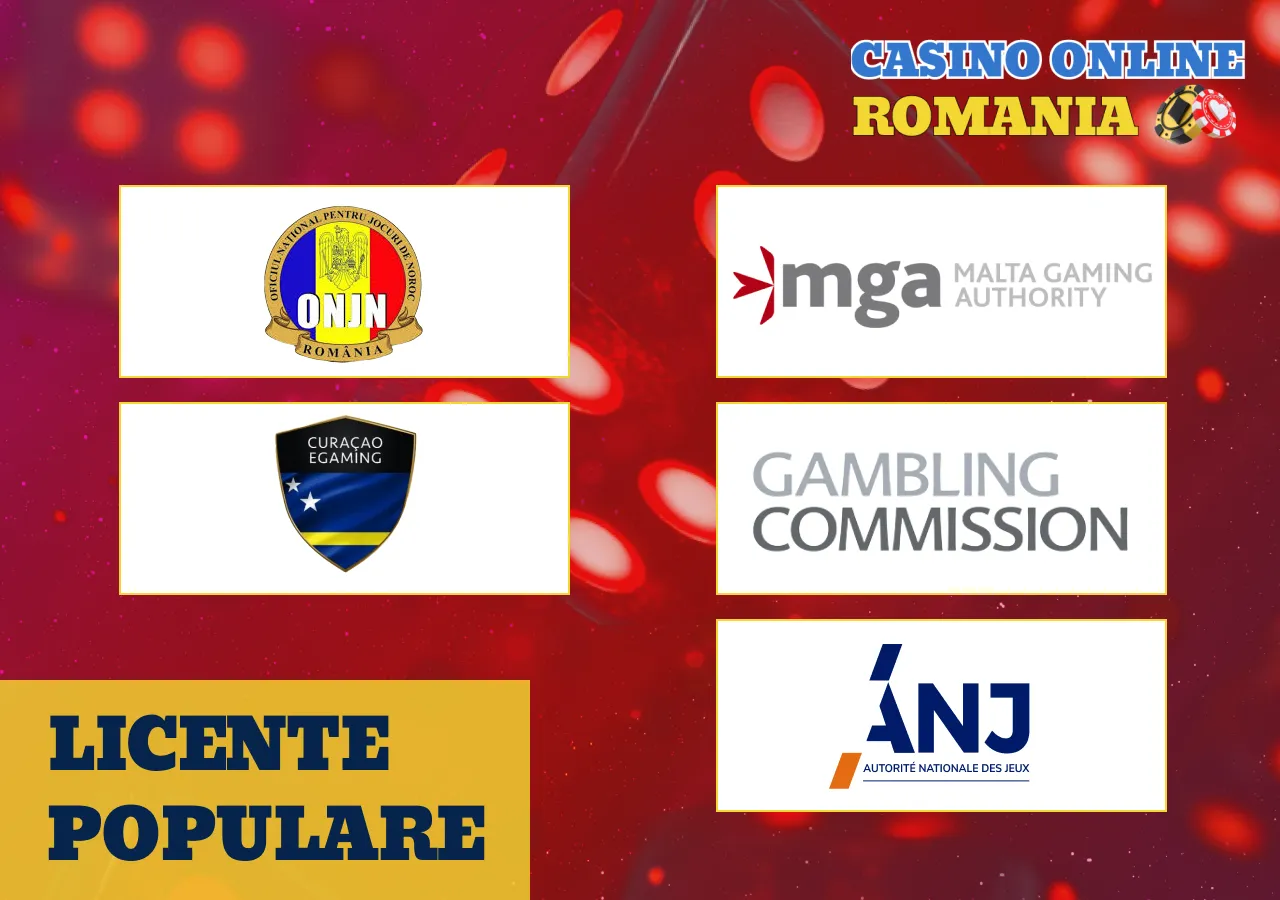 Descrierea licențelor importante care garantează siguranța și corectitudinea platformelor.